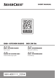 Mode d’emploi SilverCrest IAN 400111 Radio