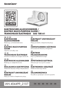 Mode d’emploi SilverCrest IAN 404499 Trancheuse