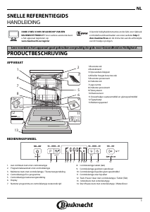 Handleiding Bauknecht BFC 3C26 PF A Vaatwasser