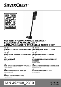 Mode d’emploi SilverCrest IAN 452908 Aspirateur