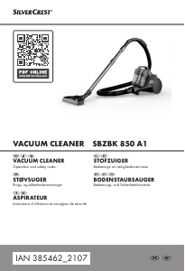 Manual SilverCrest IAN 385462 Vacuum Cleaner