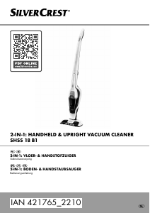 Bedienungsanleitung SilverCrest IAN 421765 Staubsauger