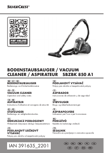 Mode d’emploi SilverCrest IAN 391635 Aspirateur