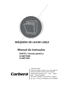 Bruksanvisning Corberó CLVM7725W Diskmaskin