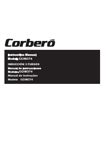 Manual de uso Corberó CCIM374 Placa
