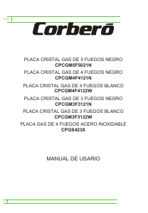 Manual Corberó CPGS423X Placa