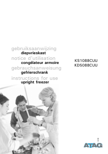 Bedienungsanleitung ATAG KD5088CUU Gefrierschrank