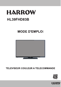 Mode d’emploi Harrow HL39FHD83B Téléviseur LED