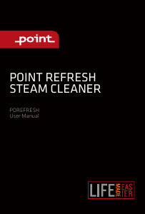 Käyttöohje Point POREFRESH Höyrypesuri