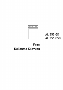 Kullanım kılavuzu Altus AL 555 GSD Solo fırın