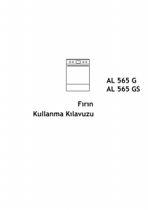Kullanım kılavuzu Altus AL 565 G Solo fırın