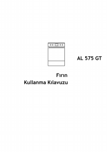 Kullanım kılavuzu Altus AL 575 GT Solo fırın