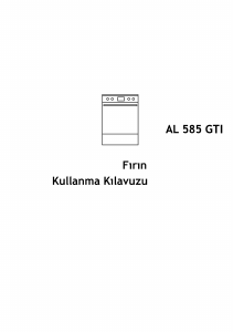 Kullanım kılavuzu Altus AL 585 GTI Solo fırın