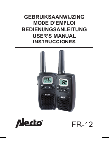Mode d’emploi Alecto FR-12 Talkie-walkie