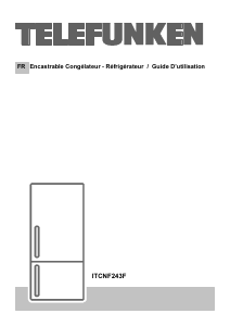 Bruksanvisning Telefunken ITCNF243F Kyl-frys