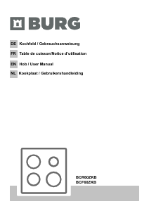 Bruksanvisning Burg BCF60ZKB Häll