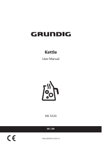 Bruksanvisning Grundig WK 5320 Vattenkokare