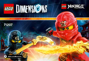 Bedienungsanleitung Lego set 71207 Dimensions Ninjago team pack