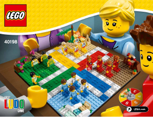 Manual Lego set 40198 Games Ludo