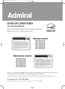Handleiding Admiral AAW-08CR1FHUE Airconditioner