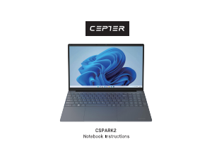 Bruksanvisning Cepter CSPARK2 Bärbar dator