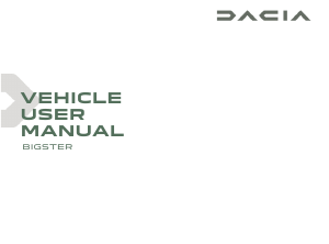Bruksanvisning Dacia Bigster (2025)