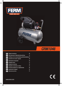 Vadovas FERM CRM1046 Kompresorius
