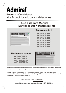 Handleiding Admiral AAW-18CR3FHU Airconditioner