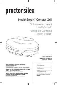 Bruksanvisning Proctor Silex 25218MN Smörgåsgrill