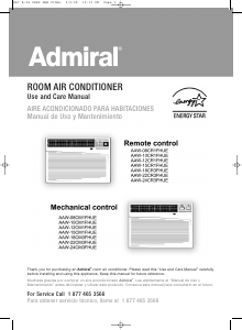 Handleiding Admiral AAW-24CR3FHUE Airconditioner