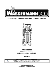 Bruksanvisning Wassermann DAR 0355 Högtryckstvätt
