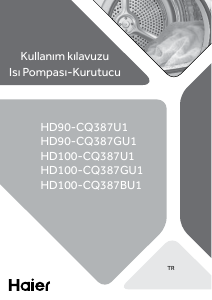 Kullanım kılavuzu Haier HD90-CQ387U1 Kurutma makinesi