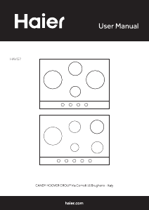 Manual Haier HAVG7WL4HB Plită