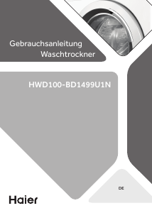 Bedienungsanleitung Haier HWD100-BD1499U1 Waschtrockner
