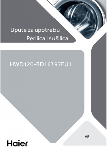 Priručnik Haier HWD120-BD16397EU1 Perilica – sušilica