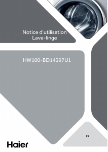 Mode d’emploi Haier HW100-BD14397U1 Lave-linge