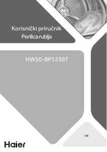 Priručnik Haier HW50-BP12307 Stroj za pranje rublja