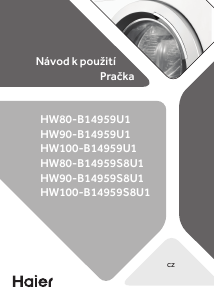Manuál Haier HW80-B14959S8U1 Pračka