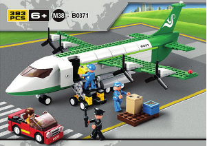 Manual Sluban set M38-B0371 Aviation Air freighter