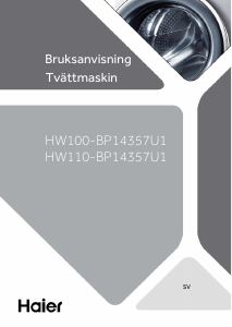 Bruksanvisning Haier HW90-BP14357TU1 Tvättmaskin