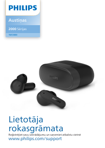 Rokasgrāmata Philips TAT2000BK Galvas tālrunis