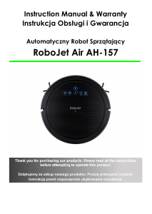 Bruksanvisning RoboJet Air AH-157 Dammsugare