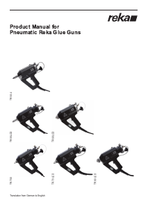 Handleiding Reka TR 80 LCD Lijmpistool