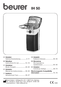 Manual Beurer IH 50 Inhaler