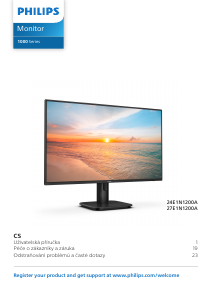 Manuál Philips 24E1N1200A LED monitor