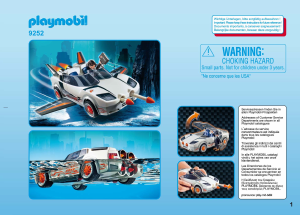 Instrukcja Playmobil set 9252 Adventure Agent P. i racer