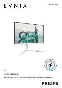 Bruksanvisning Philips 24M2N3201A Evnia LED skärm