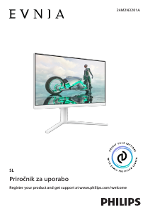 Priročnik Philips 24M2N3201A Evnia LED-zaslon