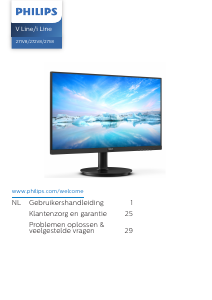 Handleiding Philips 271V8LAB LED monitor
