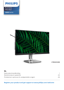 Handleiding Philips 27B2G5200 LED monitor